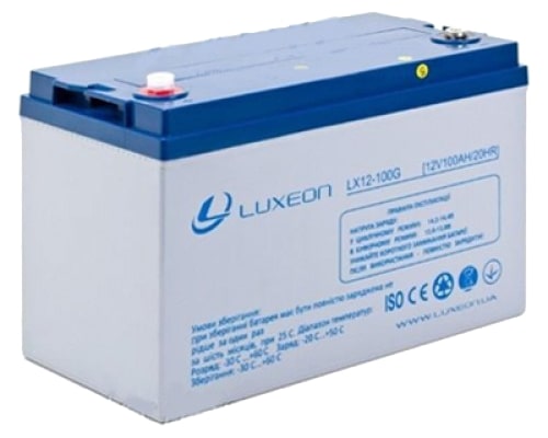 Гелева акумуляторна батарея Luxeon LX12-100G